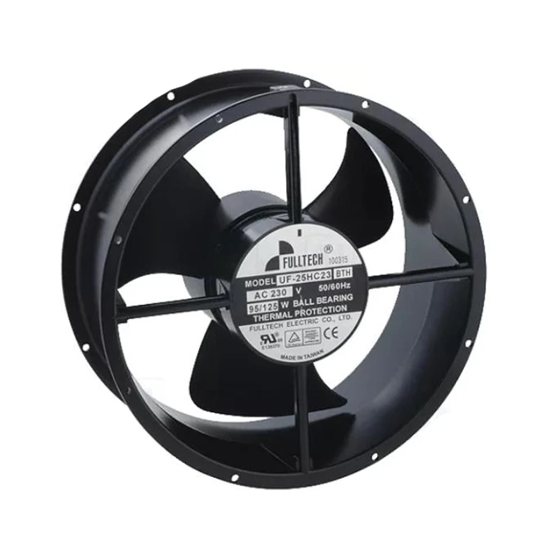 UF-25HC23BTH | Fulltech 230VAC 125W AC Axial Fan for HVAC and Industrial Equipment Cooling