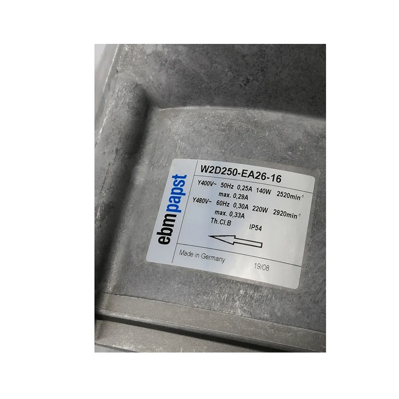 W2D250-EA26-16 | ebm-papst 480V 220W AC Axial Fan for Equipment Cooling