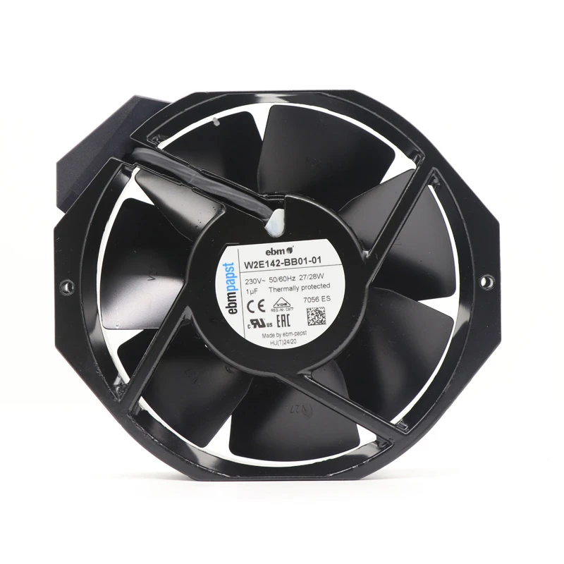 W2E142-BB01-01 | ebm-papst 230V 27W AC Axial Fan for New Energy Cooling