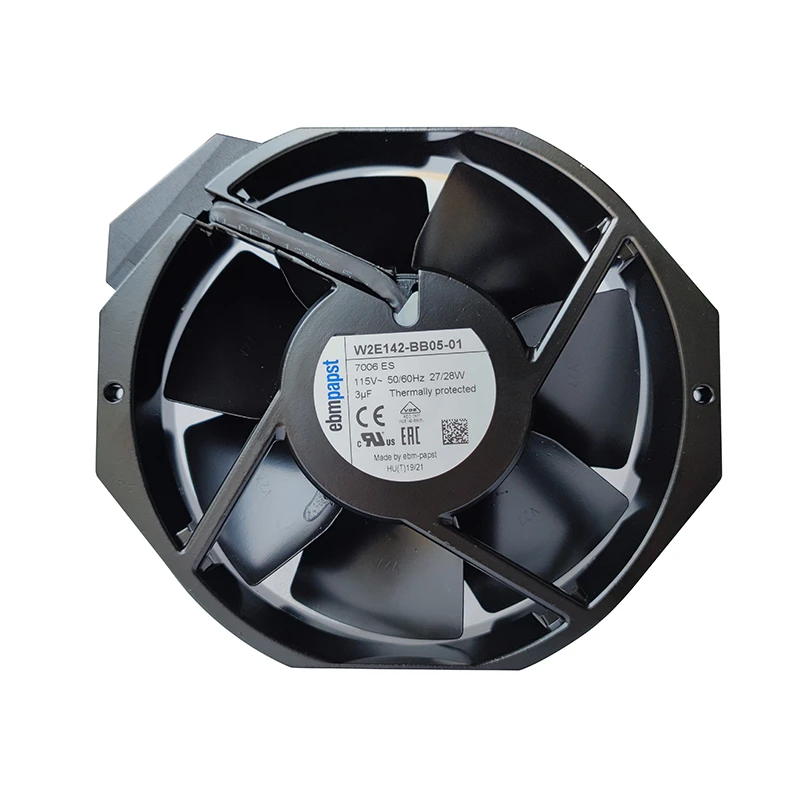 W2E142-BB05-01 | ebm-papst 115V 27W AC Axial Fan for Air Handling Cooling