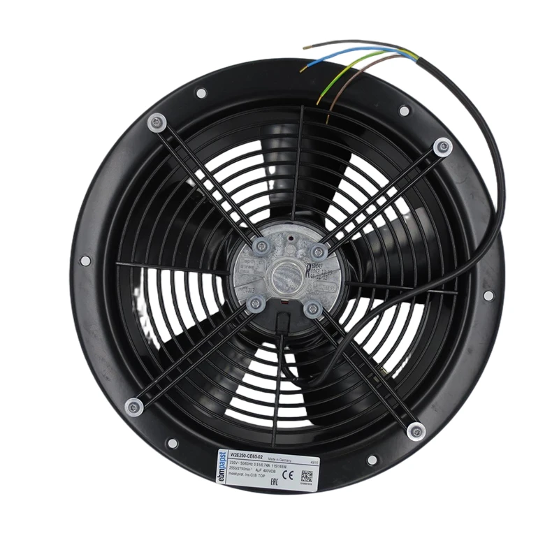 W2E250-CE65-02 | ebm-papst 230V 160W AC Axial Fan for Air Handling Cooling