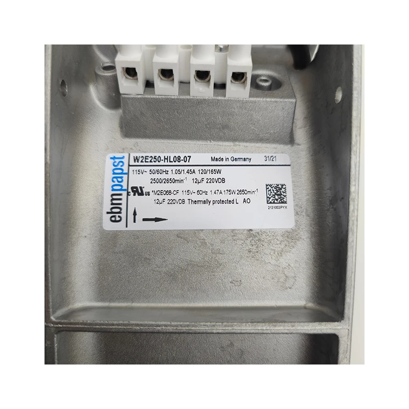 W2E250-HL08-07 | ebm-papst 115V 165W AC Axial Fan for Air Handling Cooling