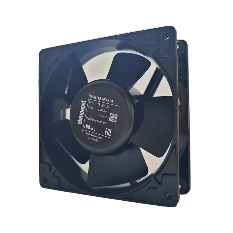 W2G110-AK43-31 | ebm-papst 24V 15W EC Axial Fan for Air Handling Cooling