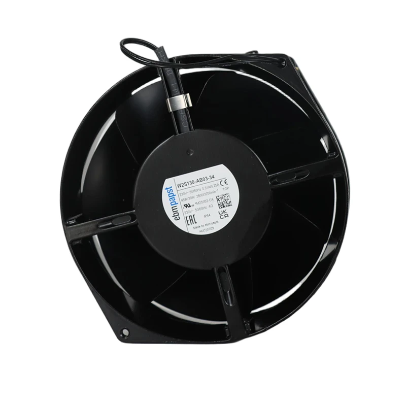 W2S130-AB03-34 | ebm-papst 230V 39W AC Axial Fan for Air Handling Cooling