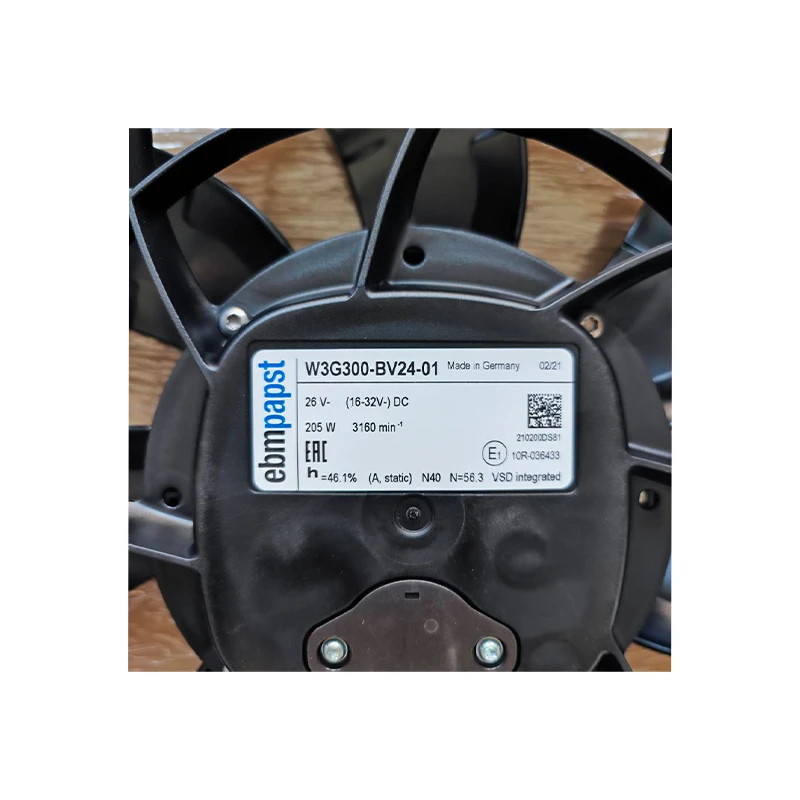 W3G300-BV24-01 | ebm-papst 26V 205W EC Axial Fan for Air Handling Cooling