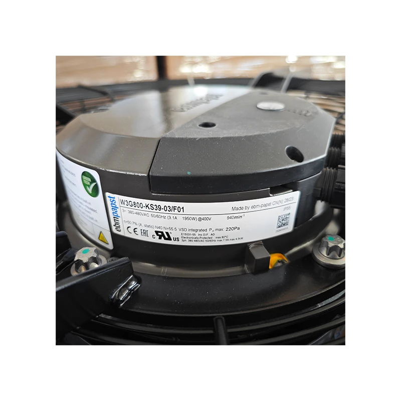 W3G800-KS39-03/F01 | ebm-papst 400V 1950W EC Axial Fan for Industrial Cooling