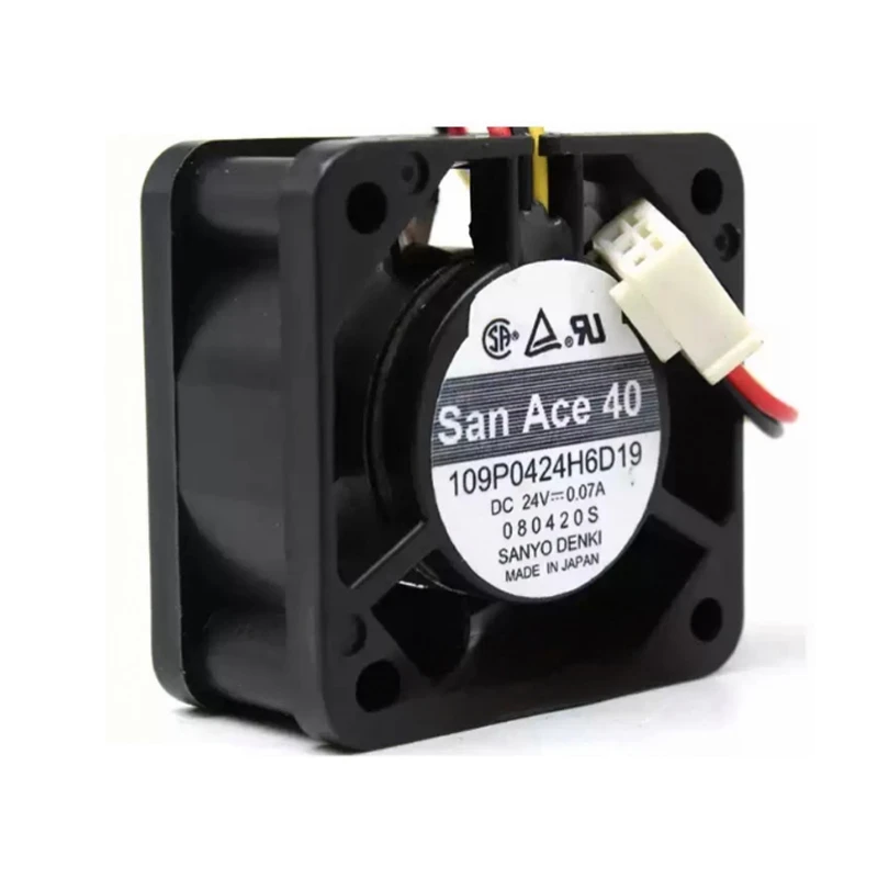 109P0424H6D19 | Sanyo Denki 24VDC DC Axial Fan for UPS, server and telecom equipment cooling
