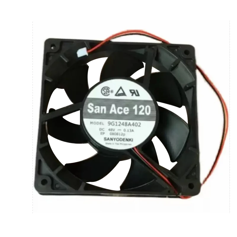 9G1248A402 | Sanyo Denki 48VDC 6.24W DC Axial Fan for UPS, server and telecom equipment cooling