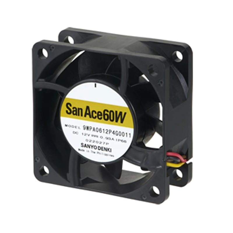 9WPA0612P4G0011 | Sanyo Denki 12VDC 11.16W DC Axial Fan for solar inverter and energy storage cooling